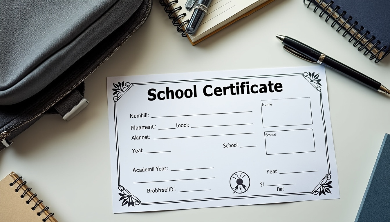 découvrez les informations figurant sur un certificat de scolarité : identité de l’élève, établissement, année scolaire et modalités de vérification.